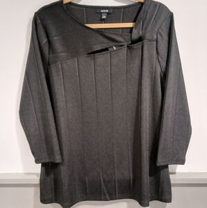 Alfani Black Womens Dress Top - Size L